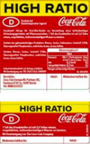 Coca Cola „High Ratio“ Bag in Box Postmix